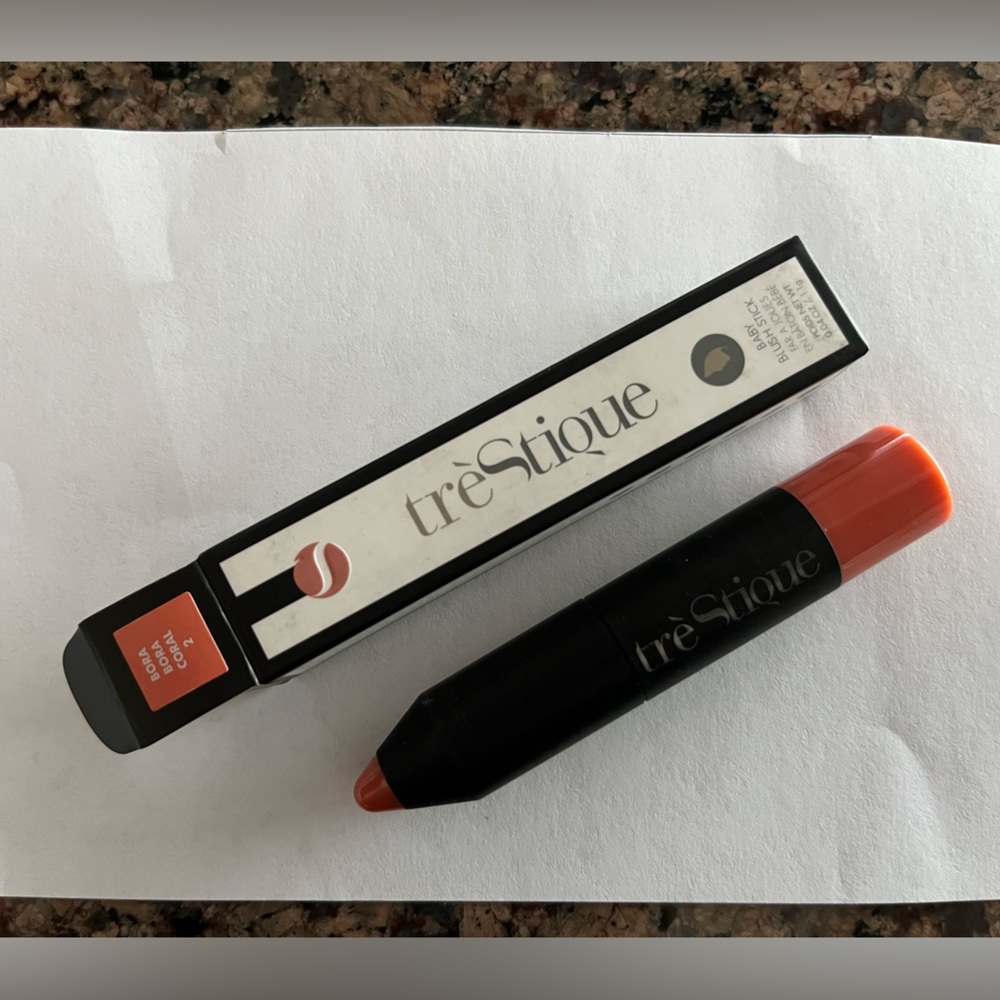 TrèStiQue Baby Blush Stick in Coral - Brand New!